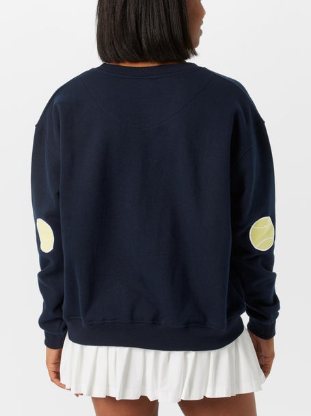 CourtLife Womens Tennis Patches Crewneck