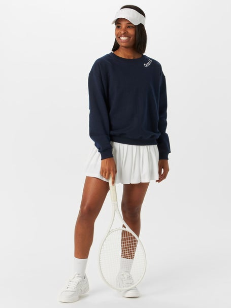 CourtLife Womens Tennis Patches Crewneck