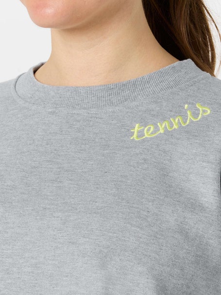 CourtLife Womens Tennis Patches Crewneck