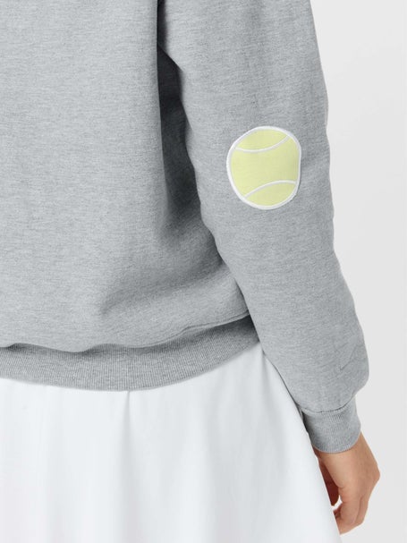 CourtLife Womens Tennis Patches Crewneck