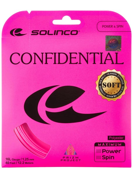 Solinco Confidential Soft 16L/1.25 String