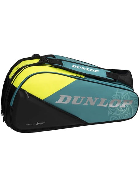 Dunlop SX Performance 8 Pack Bag Teal/Yellow
