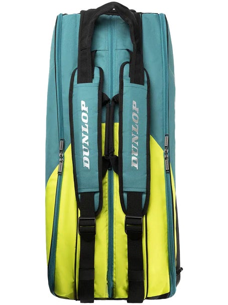 Dunlop SX Performance 8 Pack Bag Teal/Yellow