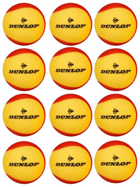 Dunlop Foam Tennis Ball 12 Pack