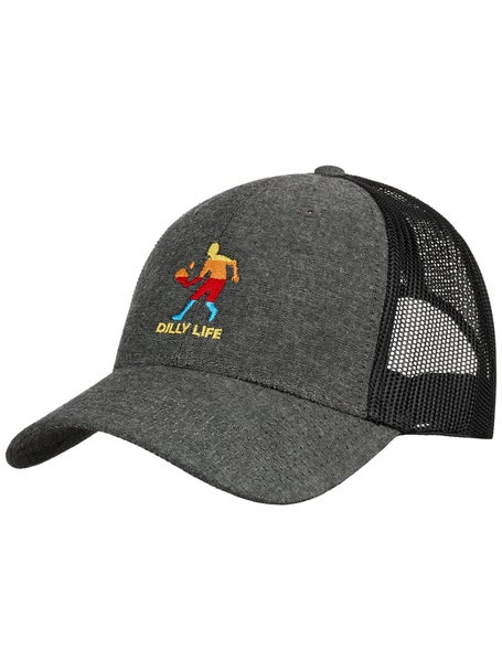 Dilly Life Mens Trucker Hat - Charcoal