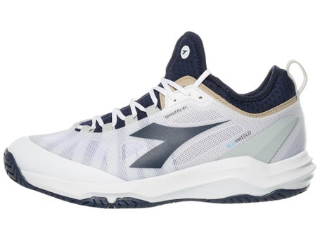Diadora Speed Blushield Fly 4 White/Blue Mens Shoes