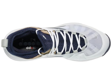 Diadora Speed Blushield Fly 4 White/Blue Mens Shoes