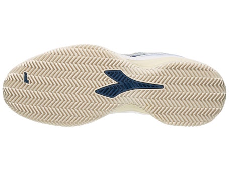 Diadora Blushield Torneo 3 Clay White/Blue Mens Shoes