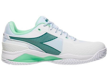 Diadora Blushield Torneo 3 White/Spruce Mens Shoes