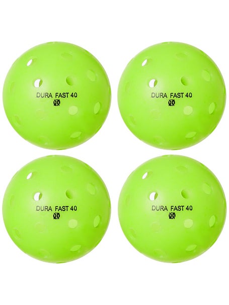 Dura Fast 40 Outdoor Pickleballs - Neon 