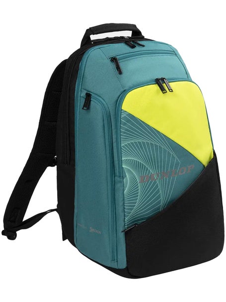 Dunlop SX Performance Backpack Bag Teal/Yellow