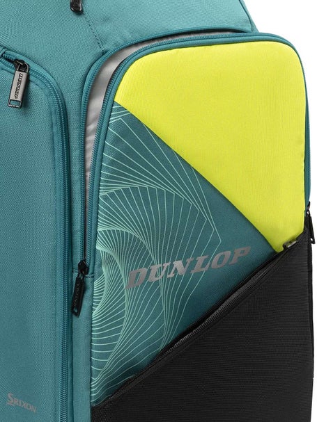 Dunlop SX Performance Backpack Bag Teal/Yellow