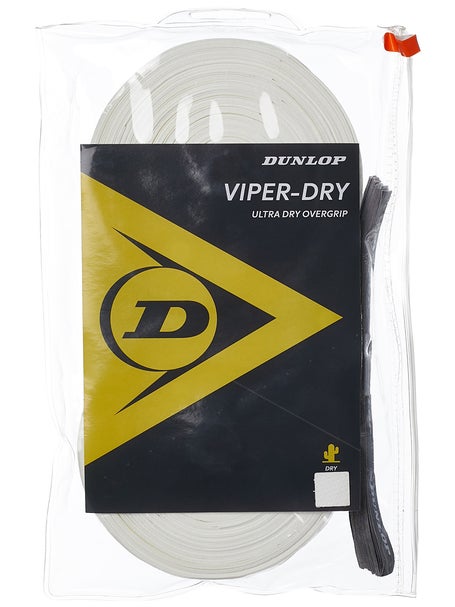 Dunlop Viper Dry Overgrip White 30-Pack