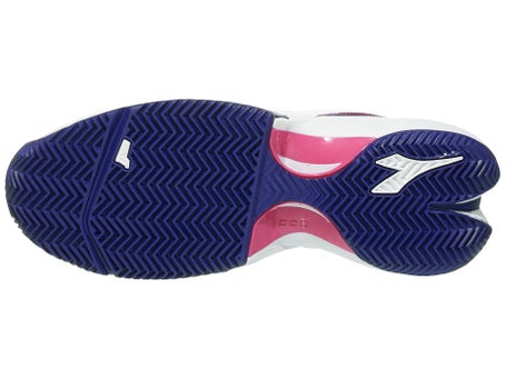 Diadora Speed Finale Clay Fuchsia/Navy/White Woms Shoe