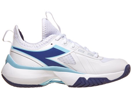 Diadora Speed Finale White/Navy/Sky Womens Shoes