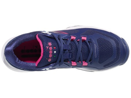 Diadora Trofeo 2 Womens Pickleball Shoes - Navy/Pink