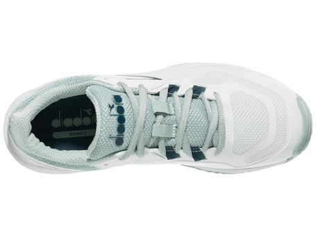 Diadora Trofeo 2 Womens Pickleball Shoes - Wh/Ocean