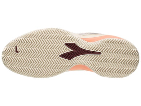 Diadora Blushield Torneo 3 Clay Wh/Maroon Womens Shoes