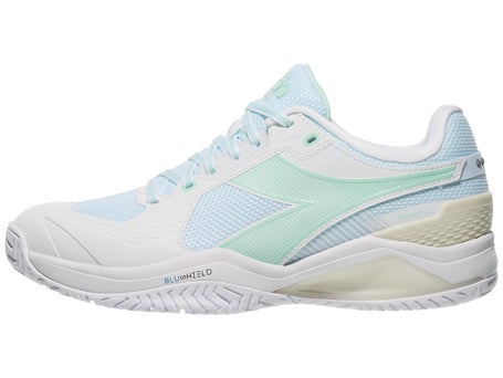 Diadora Blushield Torneo 3 White/Bay Womens Shoes