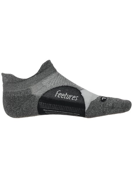 Feetures Elite Light Cushion No Show Sock Grey