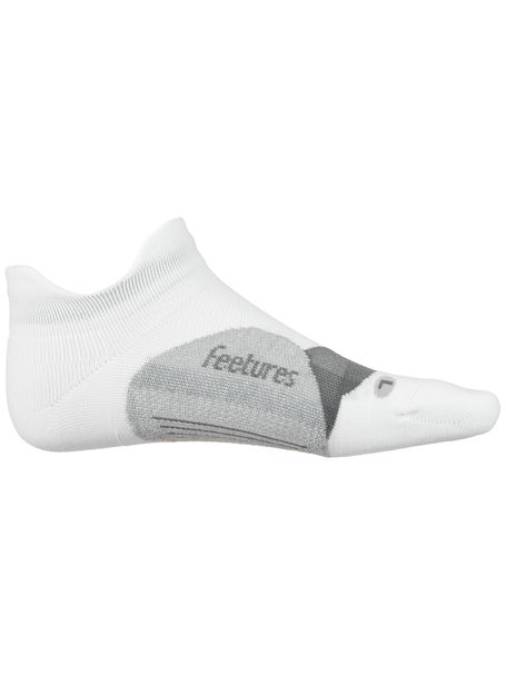 Feetures Elite Light Cushion No Show Sock White