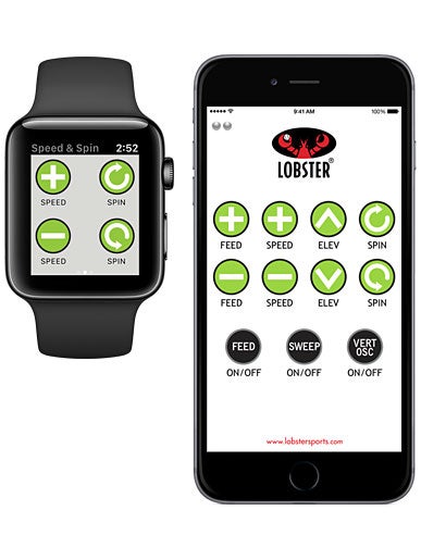 Lobster Elite Three Portable Ball Machine w/ Remote