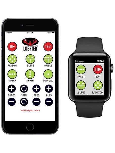 Lobster Elite Grand Five Portable Ball Machine w/ Rem