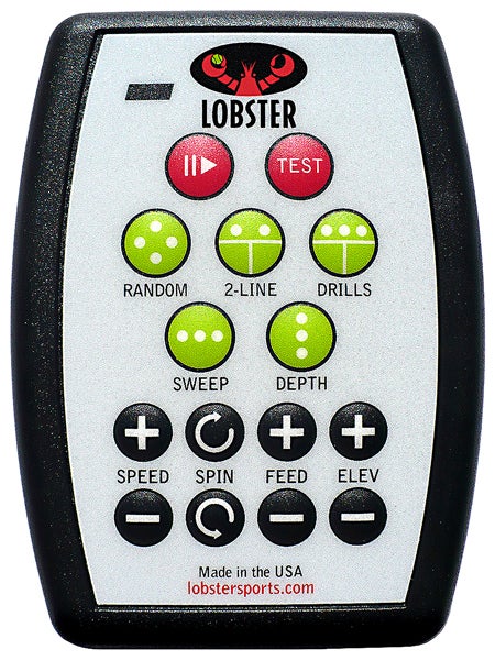 Lobster Elite Grand Five LE Portable Ball Machine w/Rem
