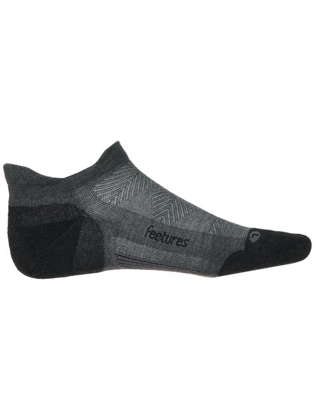 Feetures Elite Max Cushion No Show Sock Grey