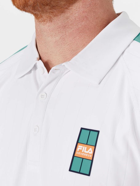 Fila X Devereux Mens Pin Stripe Polo