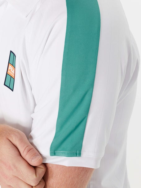 Fila X Devereux Mens Pin Stripe Polo