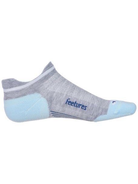 Feetures Elite Max Cushion No Show Grey Sky