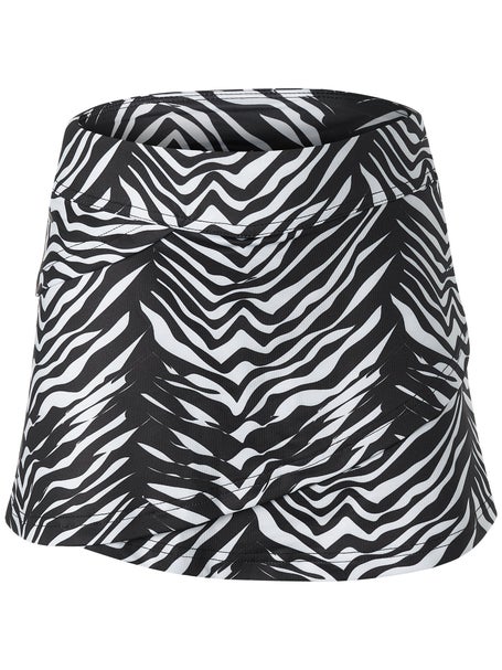 Fila Girls Fall Zebra Print Tiered Skirt