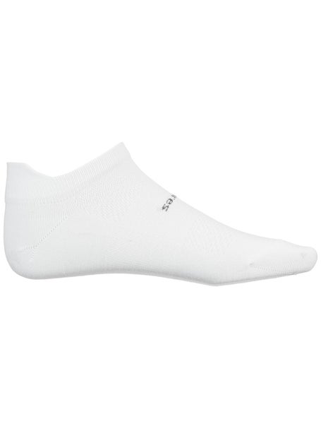 Feetures High Performance Light No Show Sock White