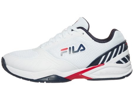 Fila Volley Zone Wh/Navy/Red Mens Pickleball Shoes