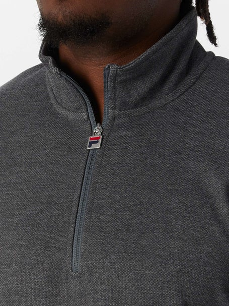 Fila Mens Essentials 1/4 Zip - Charcoal