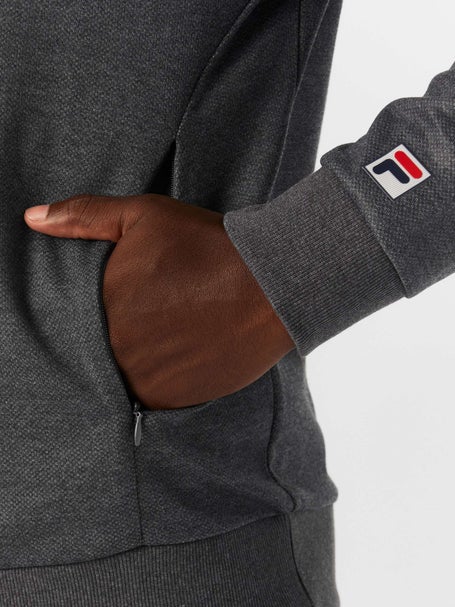 Fila Mens Essentials 1/4 Zip - Charcoal