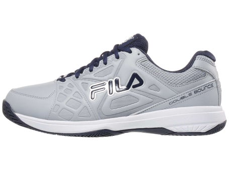 Fila Double Bounce 3 Grey/Navy Mens Pickleball Shoes