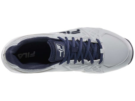 Fila Double Bounce 3 Grey/Navy Mens Pickleball Shoes