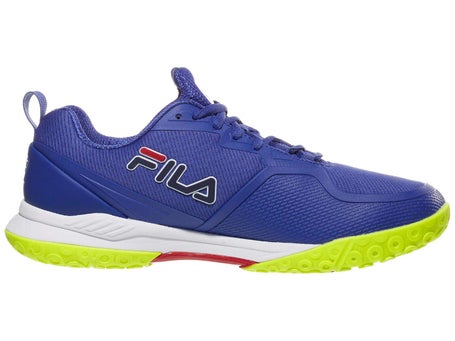 Fila Volley Burst Blue/Yellow Mens Pickleball Shoes
