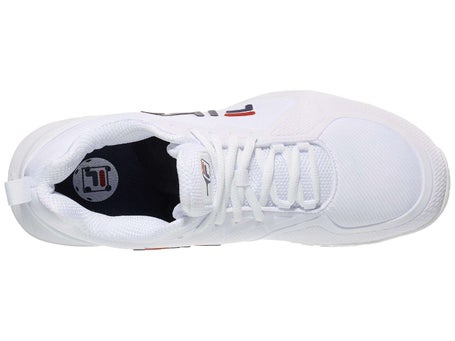 Fila Volley Burst Wh/Nv/Rd Mens Pickleball Shoes