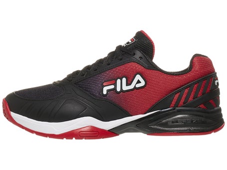 Fila Volley Zone Black/Red Mens Pickleball Shoes