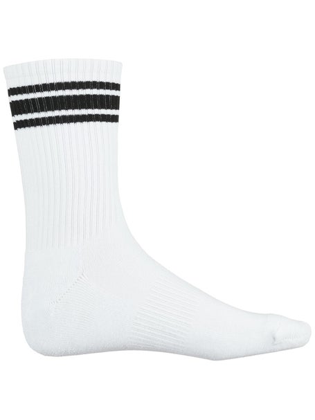 FP Movement Womens Stripe Crew Socks - White/Black