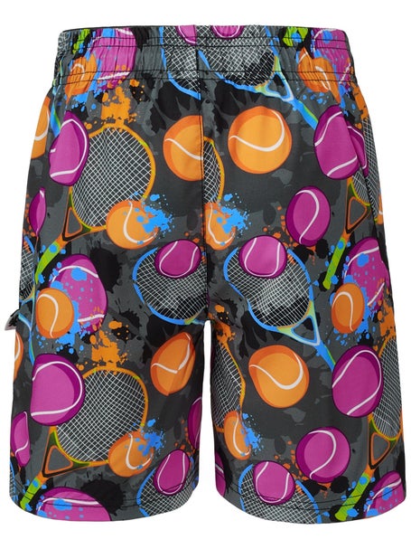 Flow Society Boys Tennis Flow Short - Charcoal