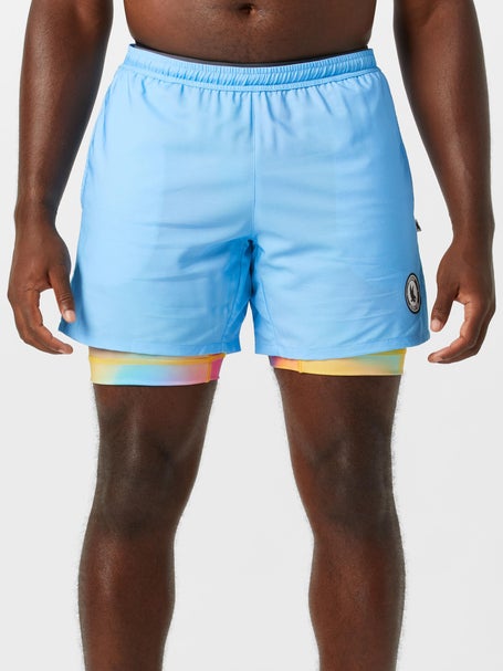 Flow Society Mens Gradient Sky 2-in-1 Short
