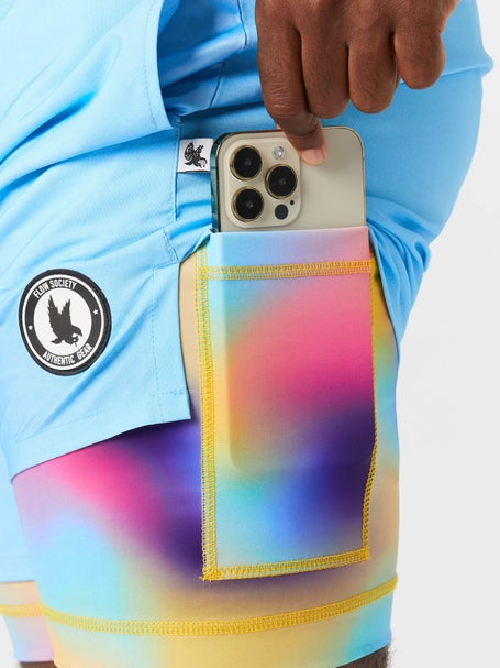 Flow Society Mens Gradient Sky 2-in-1 Short