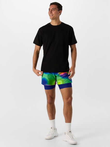 Flow Society Mens Neon Gradient 2-in-1 Short