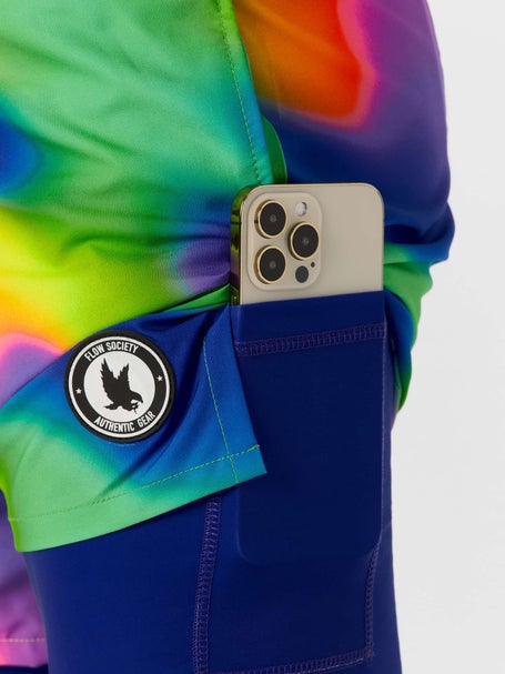 Flow Society Mens Neon Gradient 2-in-1 Short