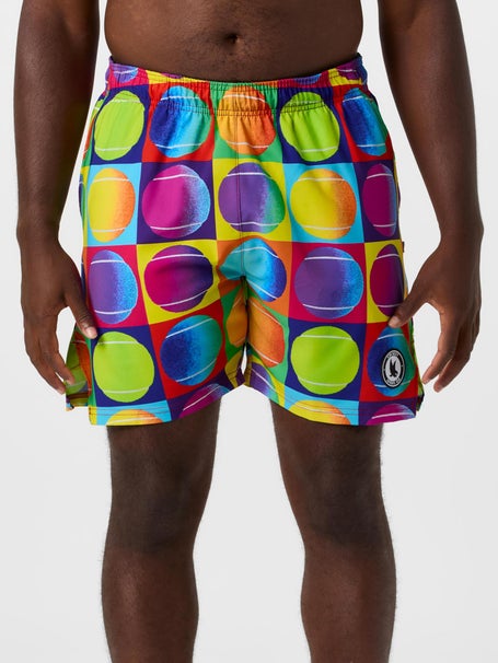 Flow Society Mens Tennis Pop Art Short