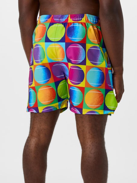 Flow Society Mens Tennis Pop Art Short